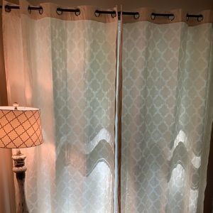 Ivory curtains (4 panels)
